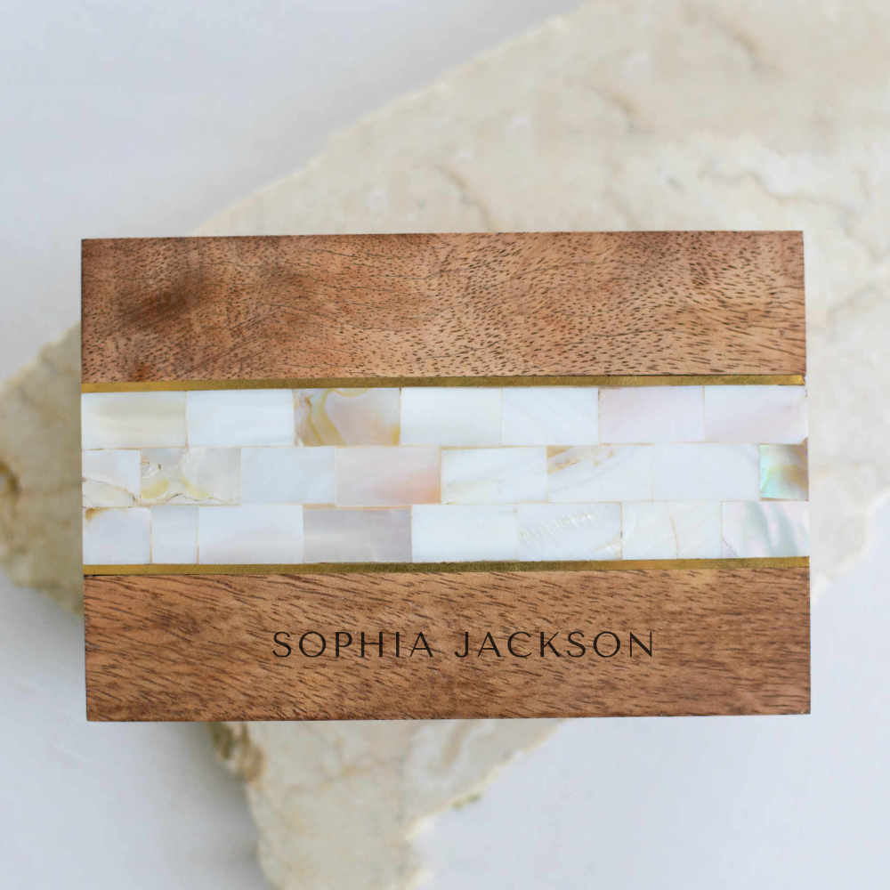 Memory Box with Custom Engraving image number null